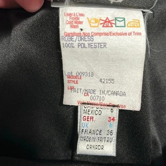 Joseph Ribkoff Midi  Pull On Dress Sleeveless Draped V Neck Tiered Ruffl… - Picture 11 of 14